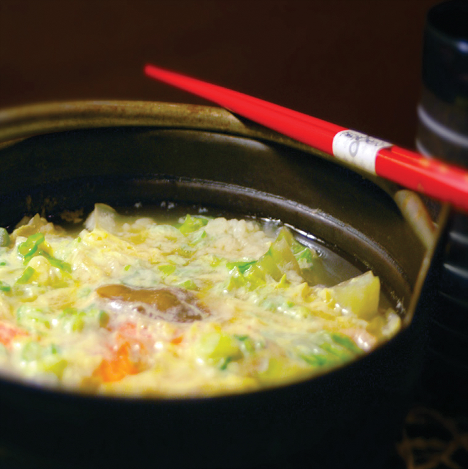 Order Chicken Zosui Soup food online from Azuma Japanese Cuisine store, Cupertino on bringmethat.com