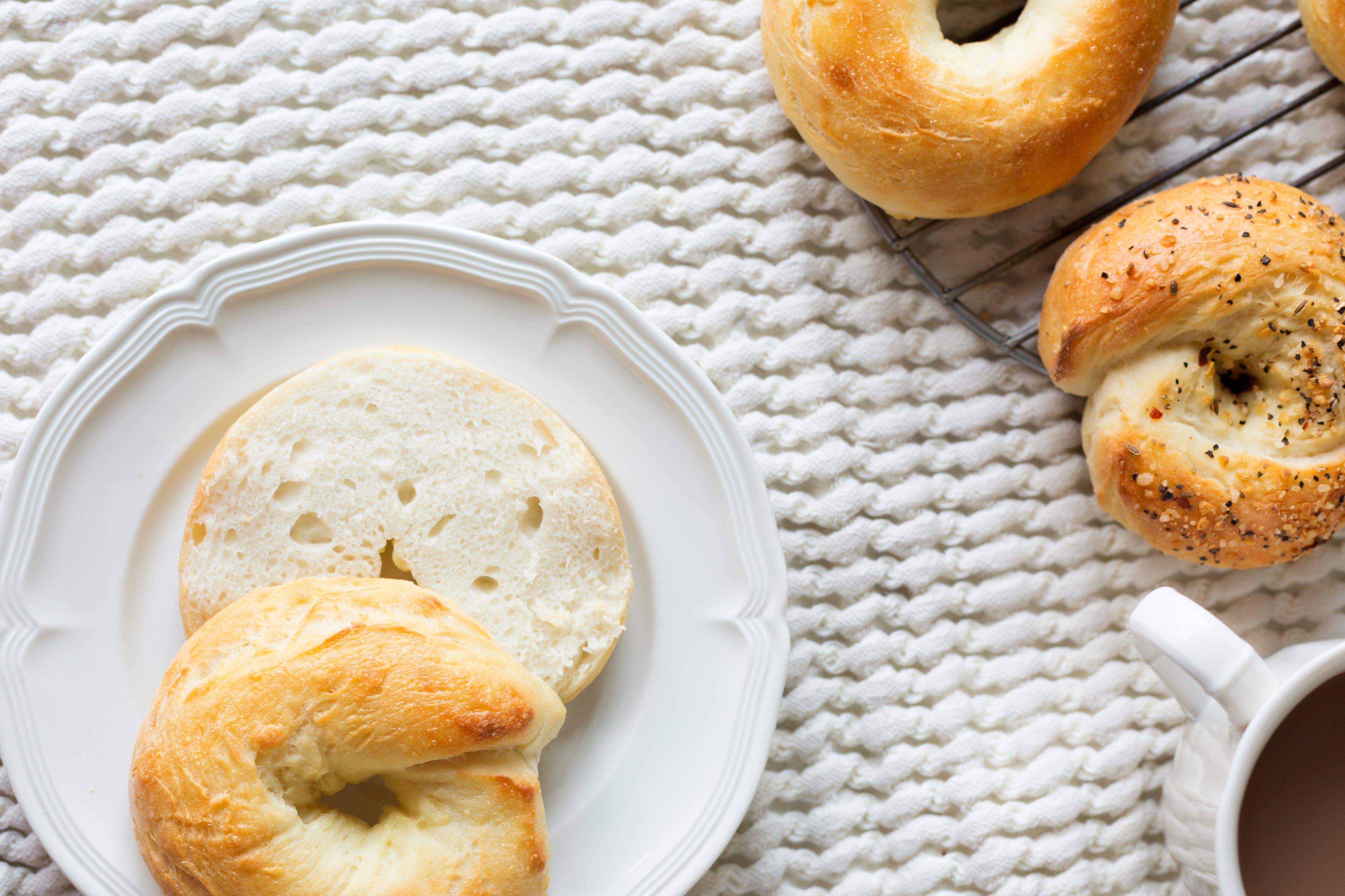 Order Bagel with Butter food online from Flavors Nyc store, New York on bringmethat.com