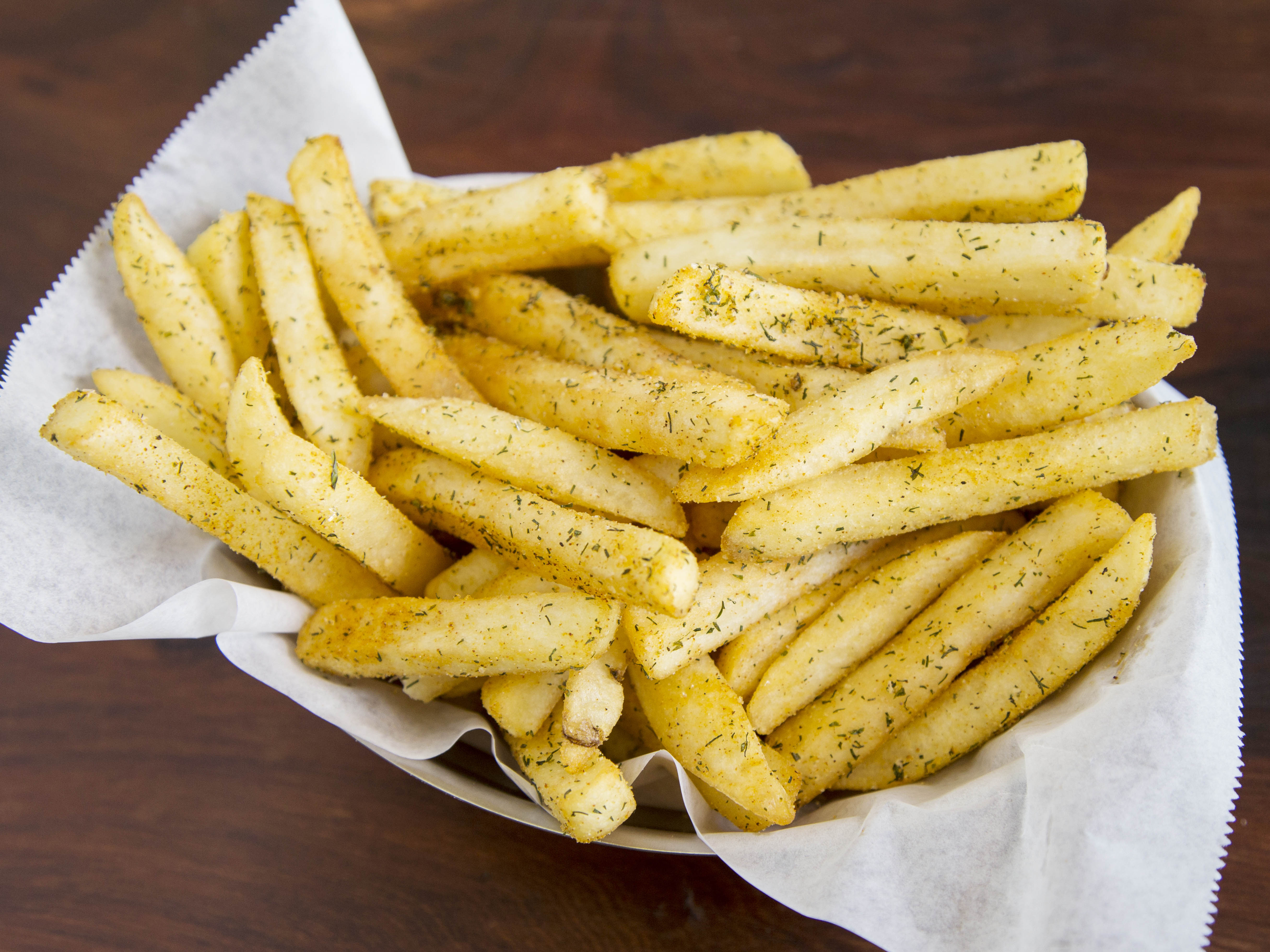 Order Garlic Parmesan Fries food online from Crazy Mike Wings store, Goodyear on bringmethat.com