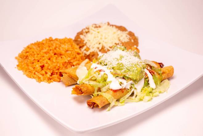Order Taquito Plate  food online from Tacos Mexico store, Hacienda Heights on bringmethat.com