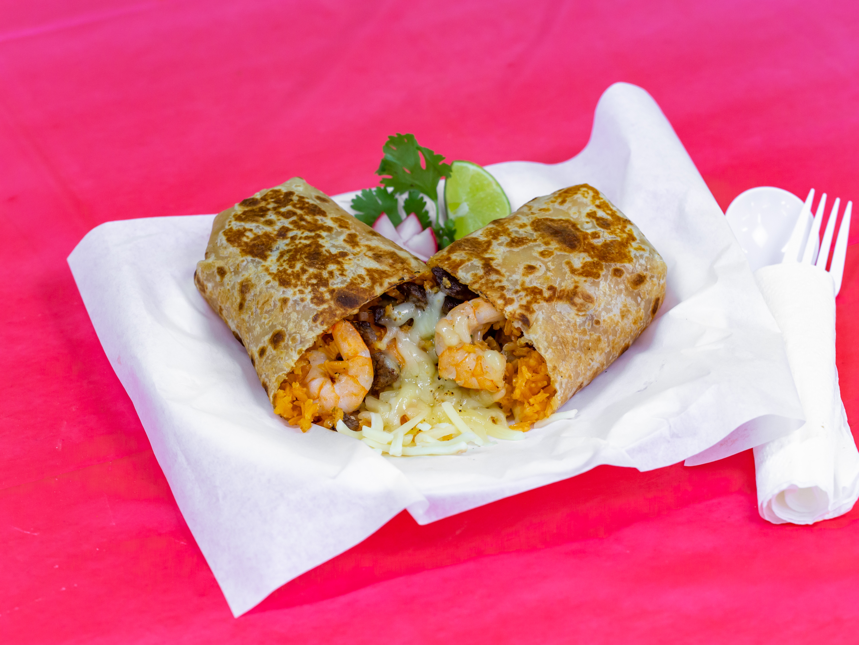 Order Other Meat Burrito food online from Maria Taco Shop store, Imperial on bringmethat.com