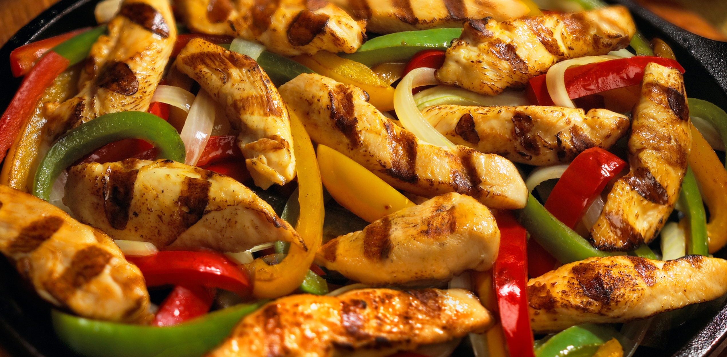 Order Fajitas Skillet Double food online from Cancun Mexican Grill store, Chippewa Falls on bringmethat.com