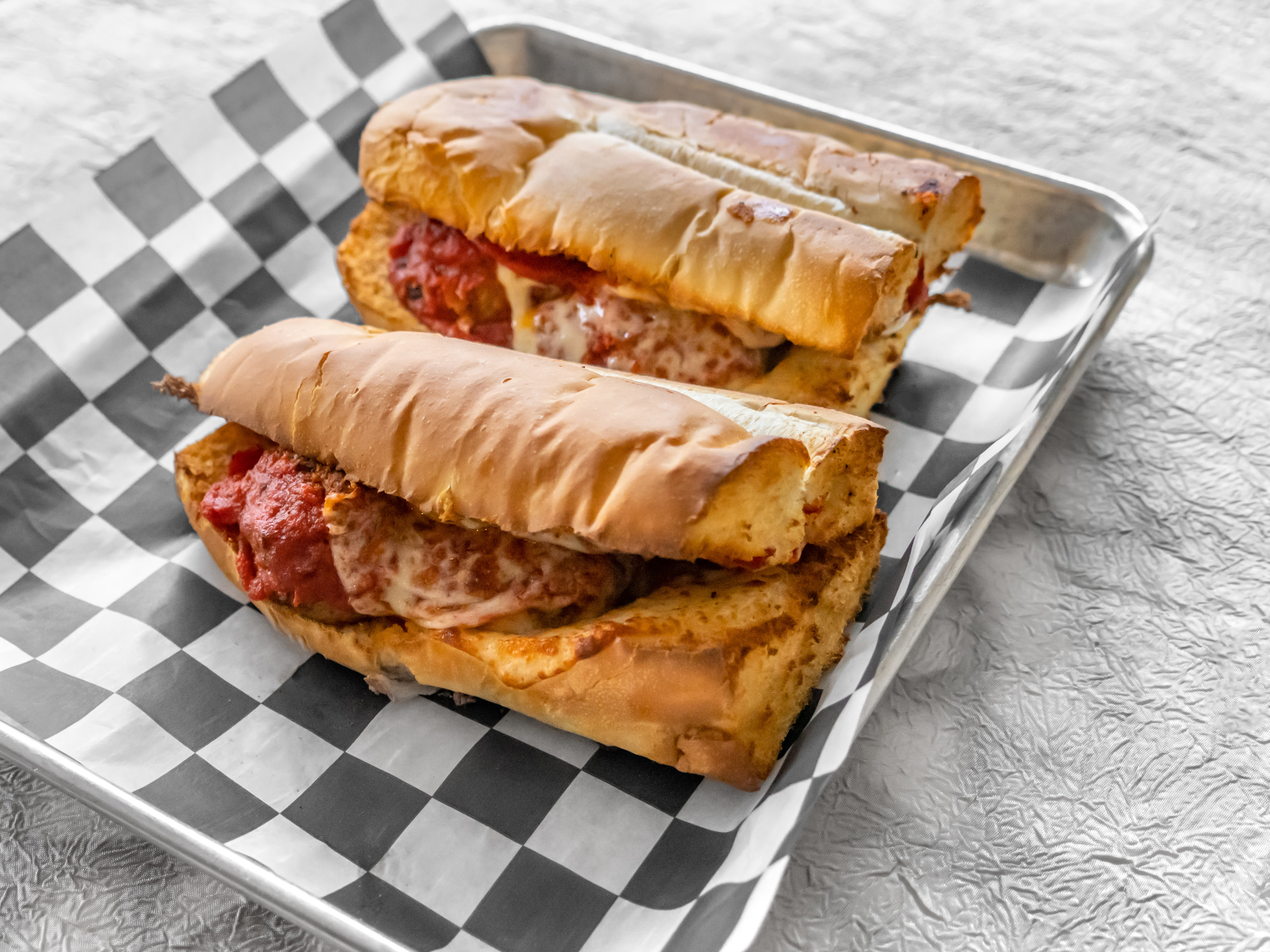 Order Meatball Hoagie food online from Anthony Jr's Pizzeria store, Coraopolis on bringmethat.com
