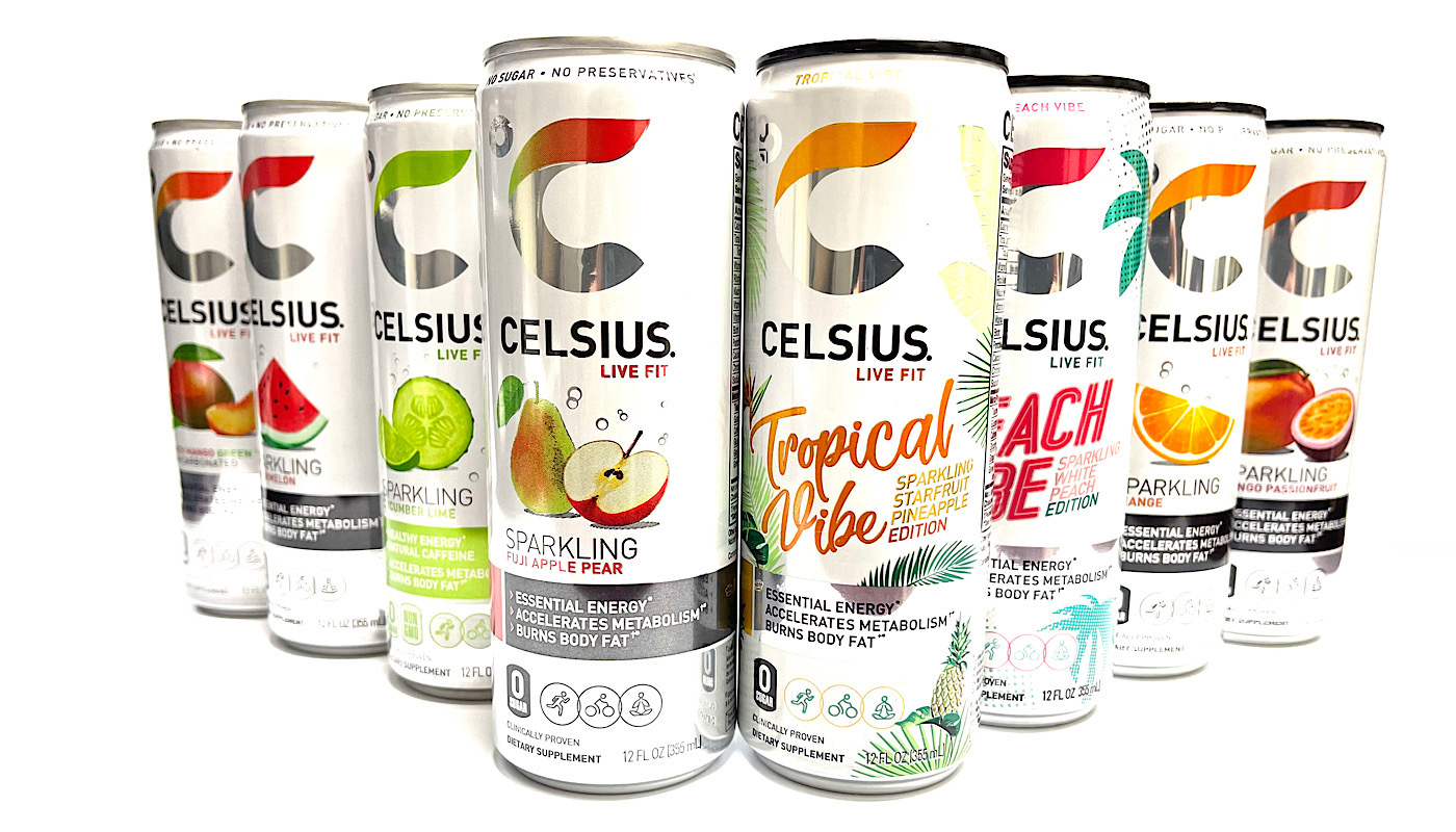 Order CELSIUS LIVE FIT  12oz CAN food online from K-Town Beer & Wine Food Mart store, Los Angeles on bringmethat.com