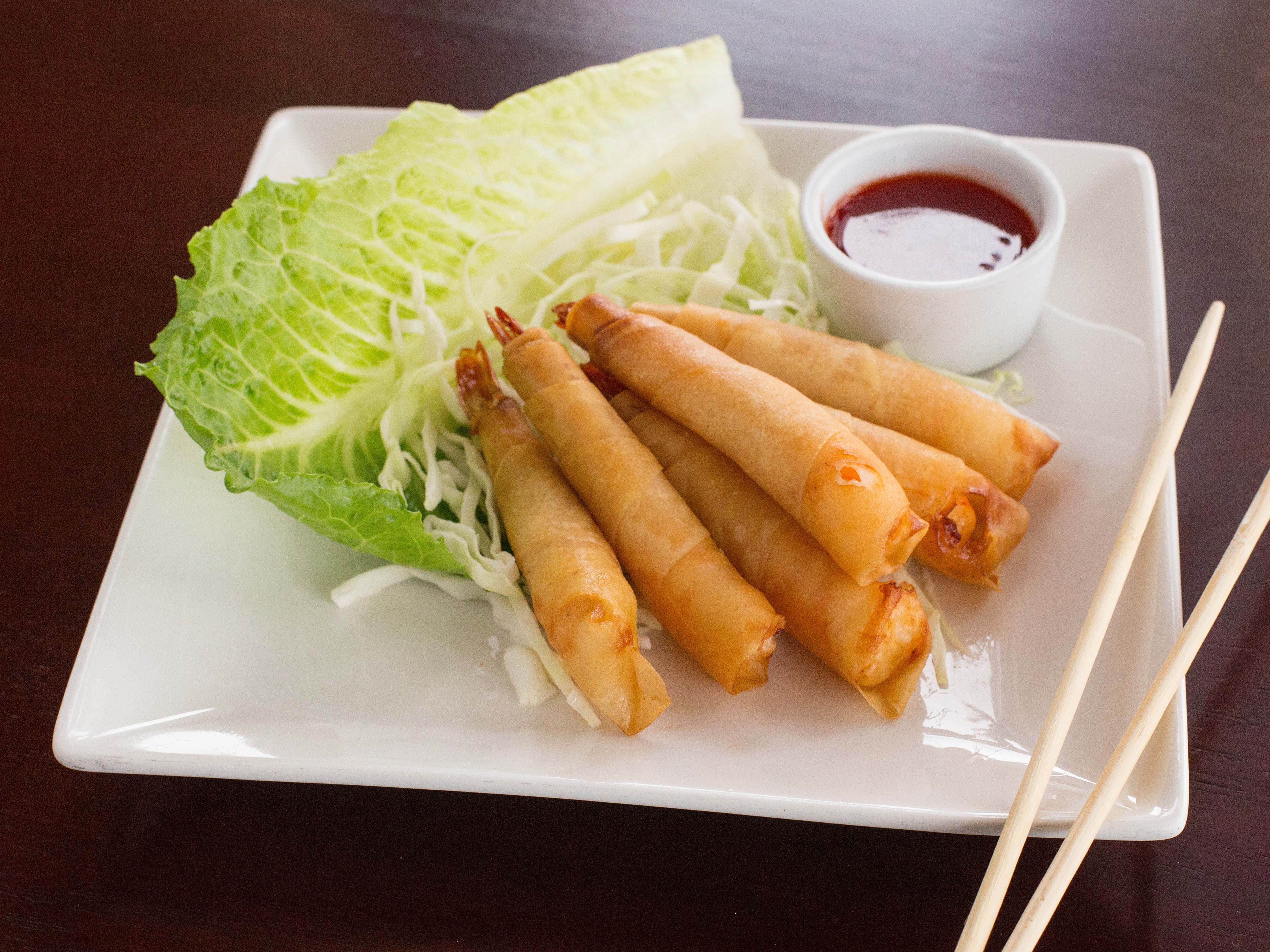 Order A3. Shrimp Roll food online from Wu Asian Bistro store, Coppell on bringmethat.com