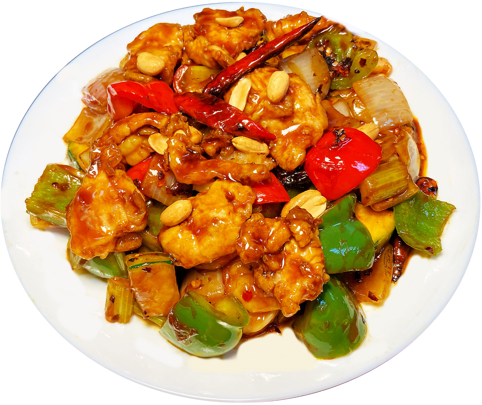 Order Kung Pao Chicken food online from Orange & Chicken store, Des Plaines on bringmethat.com