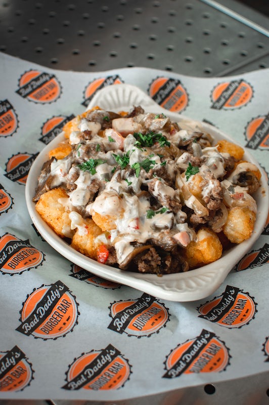 Order Philly Tots food online from Bad Daddy's Burger Bar store, Raleigh on bringmethat.com
