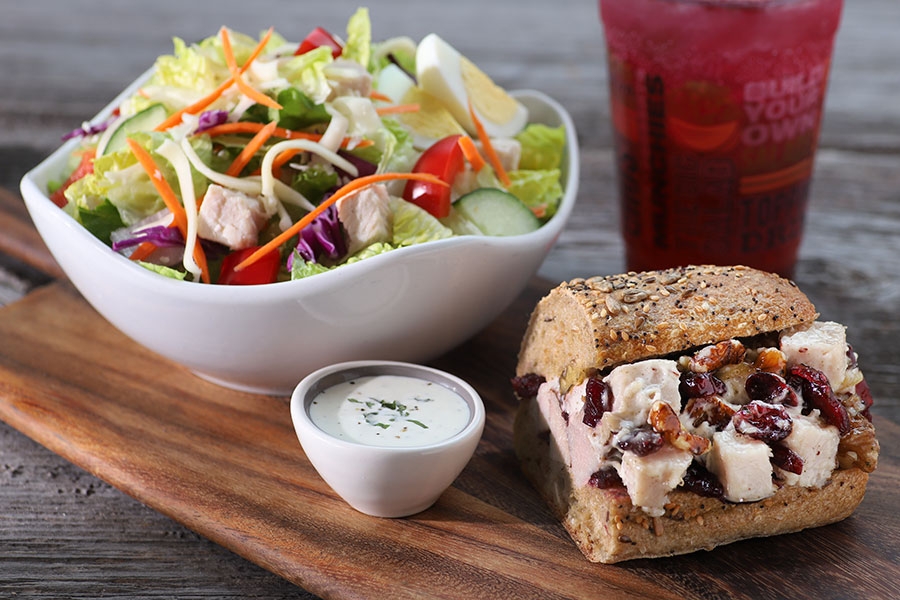 Order Salad & Sandwich food online from The Big Salad store, Woodhaven on bringmethat.com