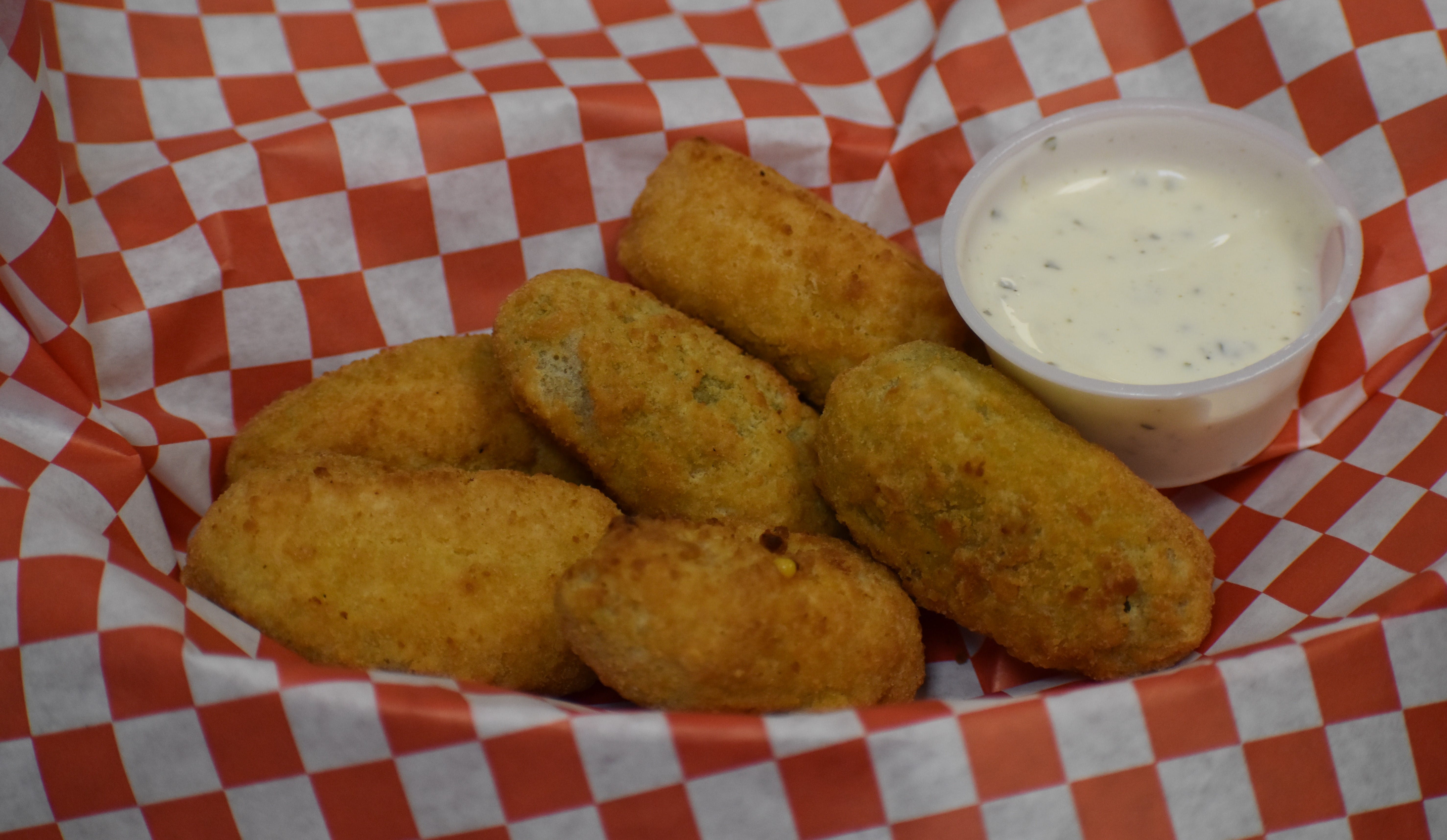 Order Jalapeno Poppers - 6 Pieces food online from Pizza My Dear store, Las Vegas on bringmethat.com