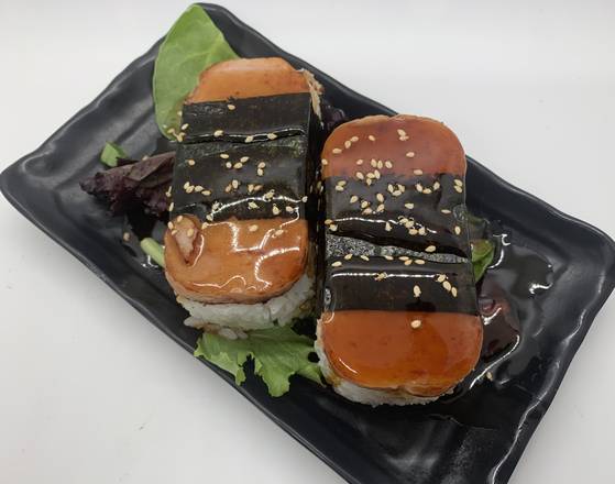 Order Spam Musubi (2 pcs) food online from Narumi Sushi store, Lemon Grove on bringmethat.com