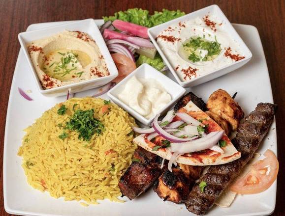 Order Mixed Grilled (3 pcs) food online from GOLDEN GRILL AUTHENTIC LEBANESE CUISINE store, Fresno on bringmethat.com