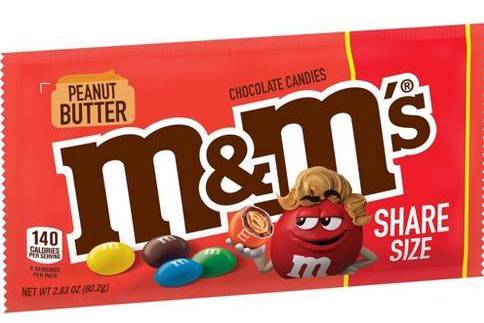 Order M&M's Peanut Butter Share Size food online from Shell store, Gaithersburg on bringmethat.com