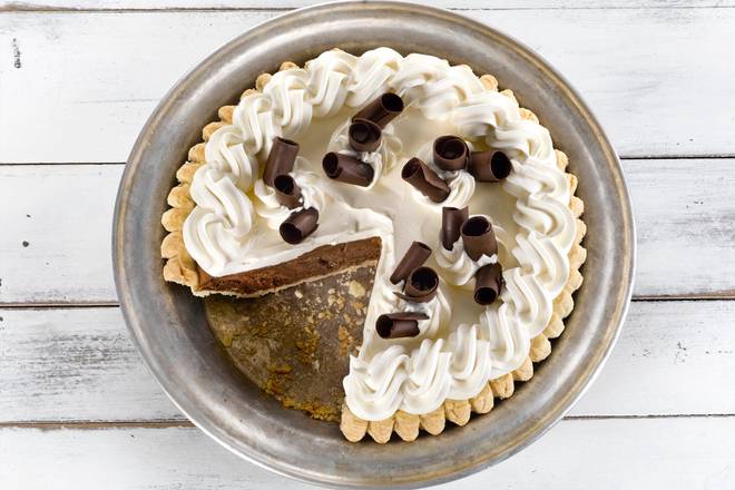 Order Chocolate French Silk Pie  food online from Perkins Restaurant & Bakery store, Wheeling on bringmethat.com