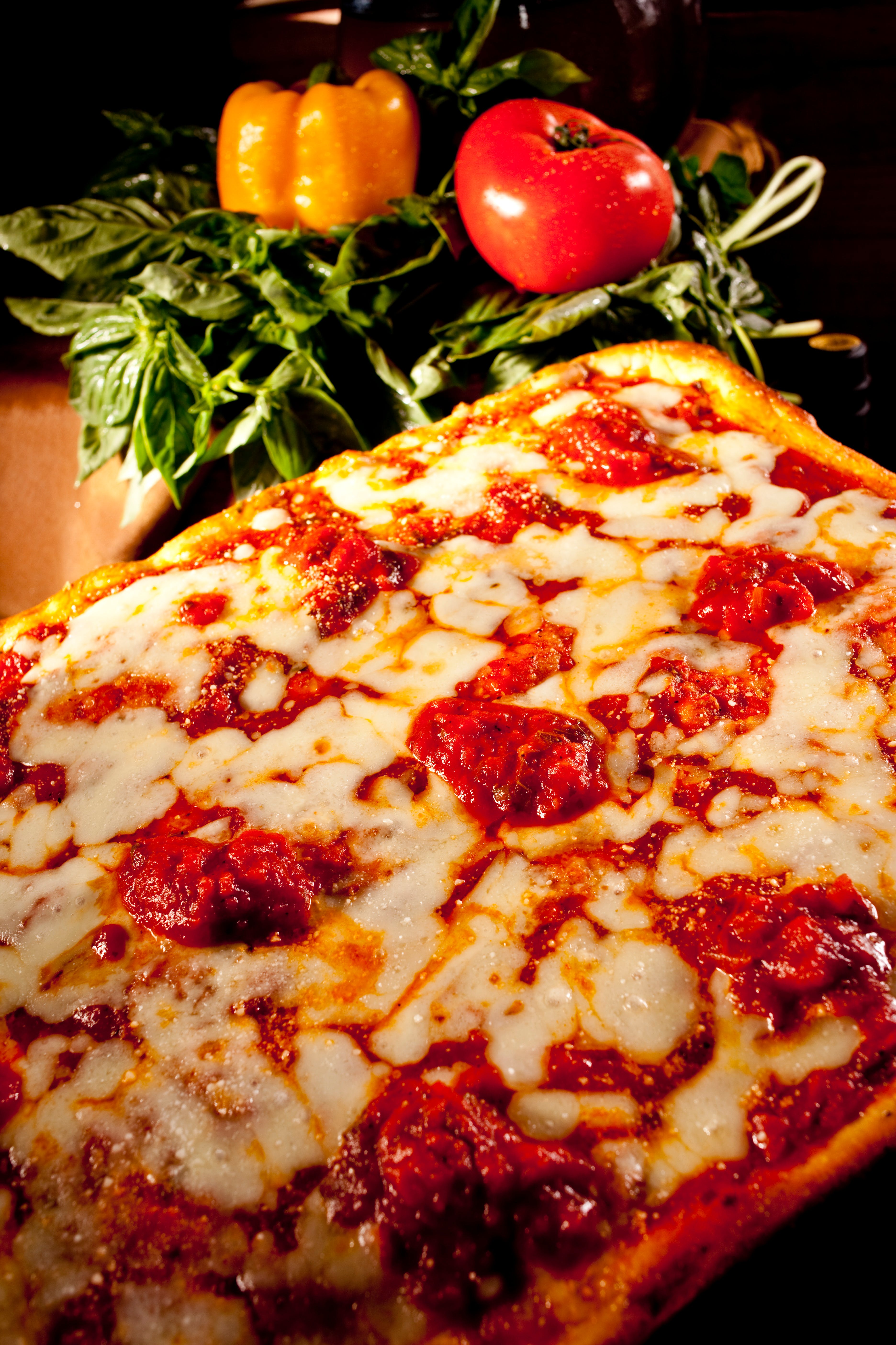 Order Nonna's Grandma's Sicilian Pizza - Large 16" food online from Cosimos Pizza Cafe store, Philadelphia on bringmethat.com