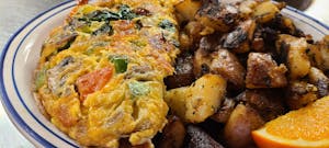 Order Veggie Omelet food online from Red Apple Café store, Aptos on bringmethat.com