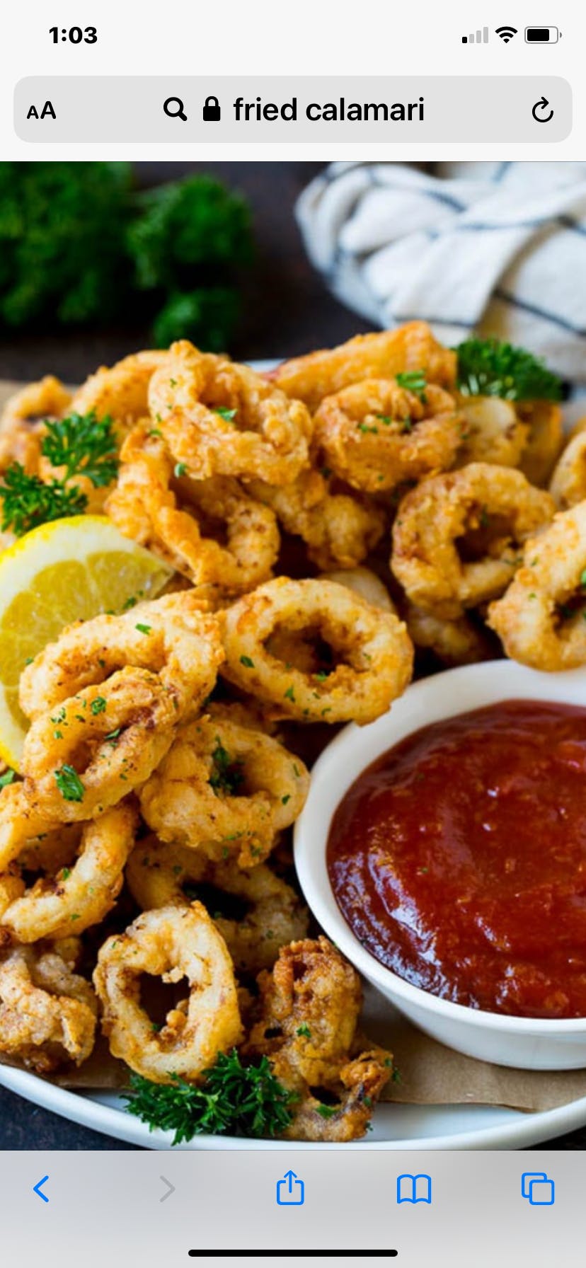 Order Fried Calamari - Appetizer food online from Il Forno store, Branchburg on bringmethat.com