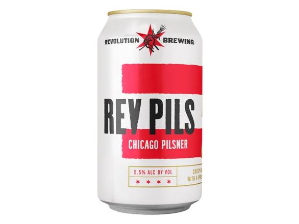 Order Revolution Rev Pils - 6x 12oz Cans food online from Sky Liquors store, Chicago on bringmethat.com