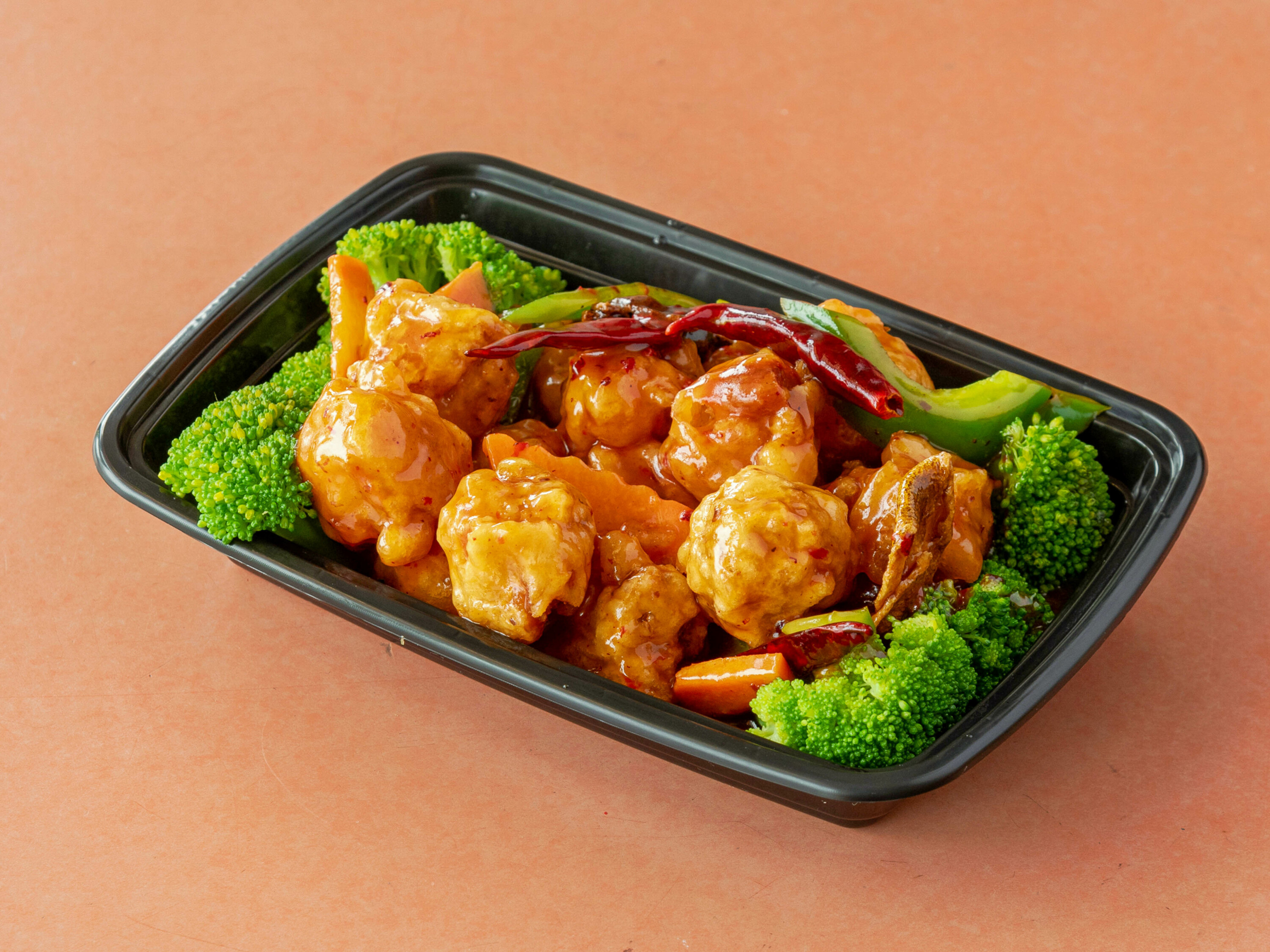Order Orange Flavored Chicken food online from May S Cafe Chinese Food store, Medford on bringmethat.com