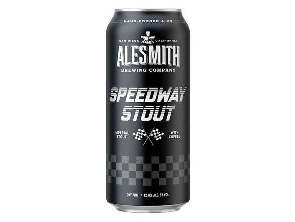 Order AleSmith Speedway Stout - 16oz Can food online from Southwest Liquor store, Thousand Oaks on bringmethat.com