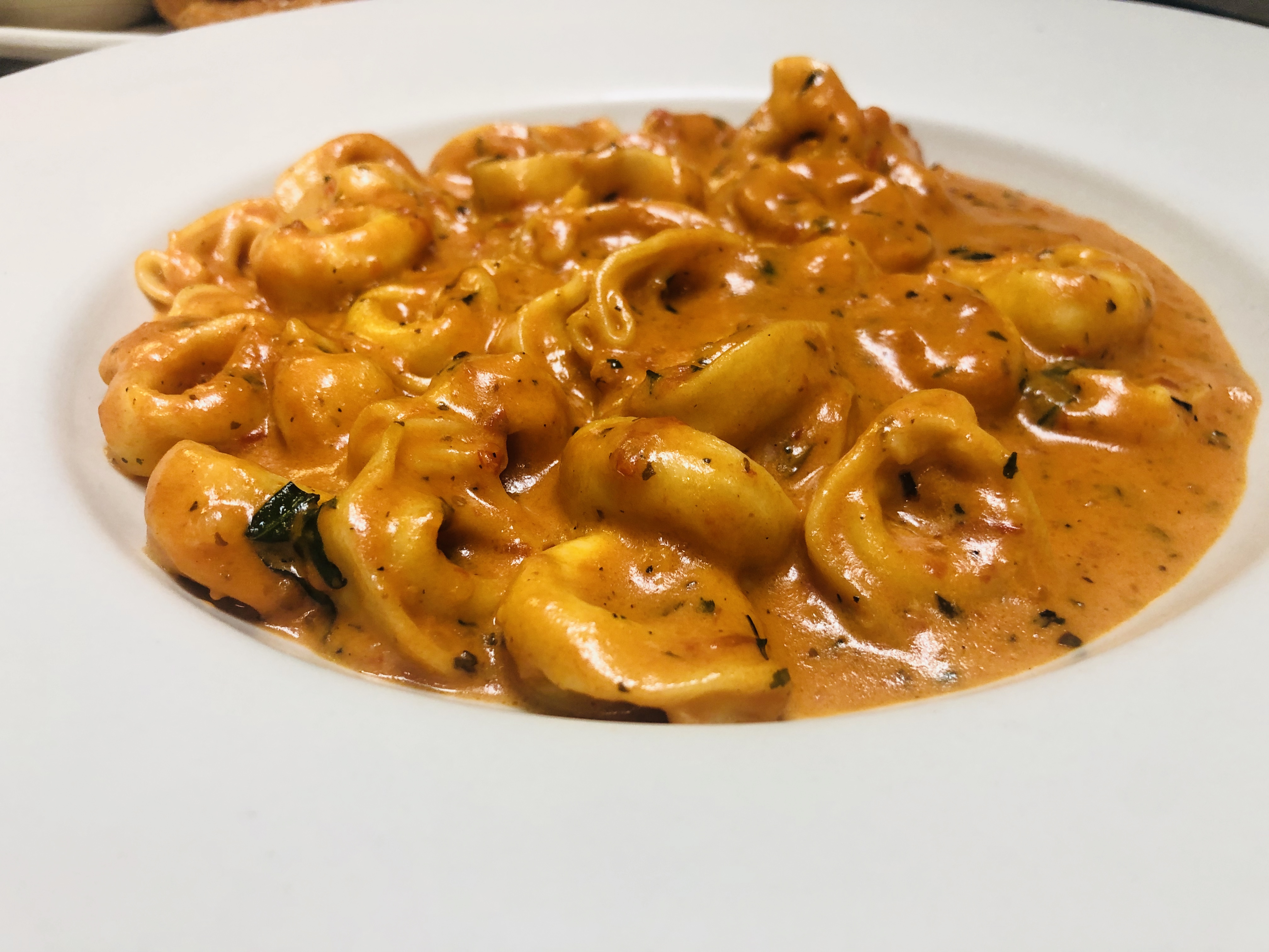 Order Tortellini alla Panna food online from Verona Italian Restaurant store, Dallas on bringmethat.com