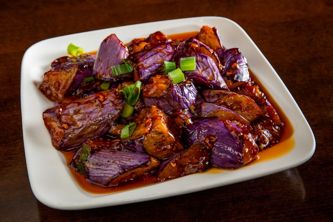 Order +Eggplant w/Garlic Sauce food online from Han Dynasty store, New York on bringmethat.com