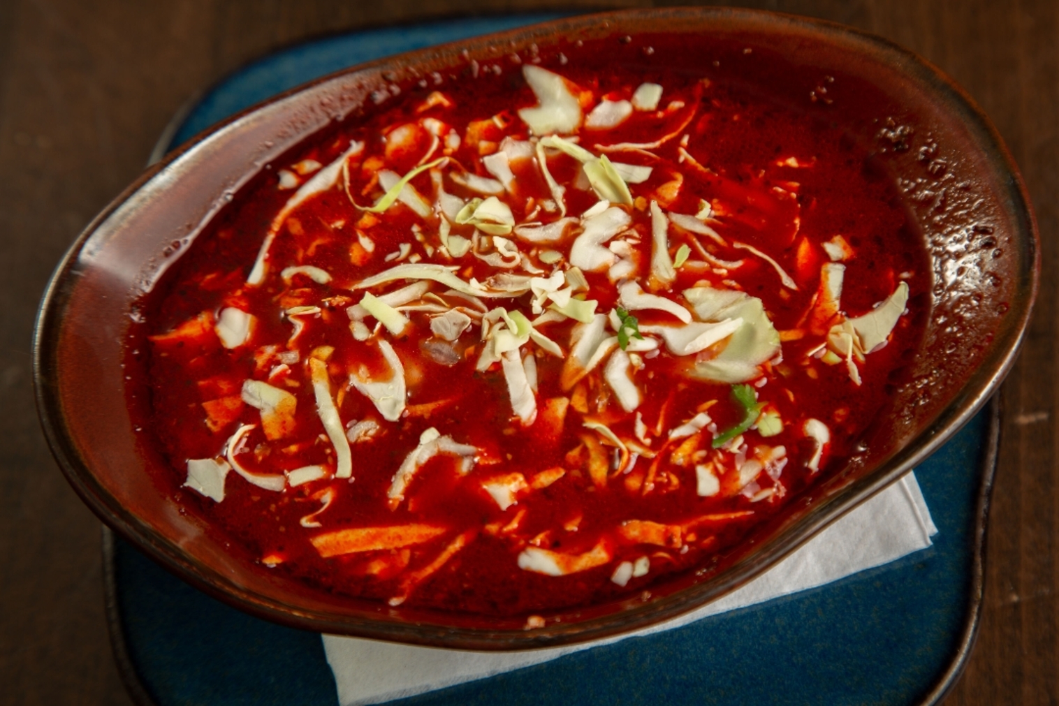 Order Pozole Soup food online from Hussongs Cantina store, Las Vegas on bringmethat.com