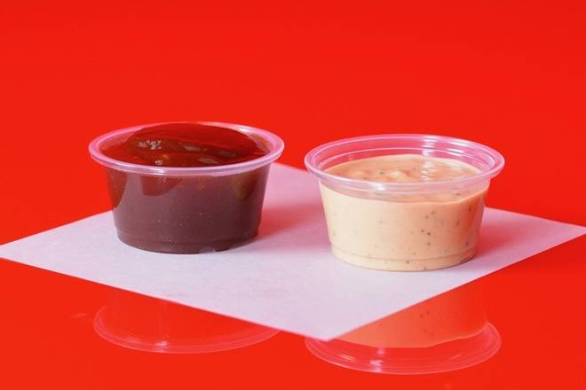 Order Tangy BBQ Sauce Side food online from Super Smash Burgers store, Garden Grove on bringmethat.com