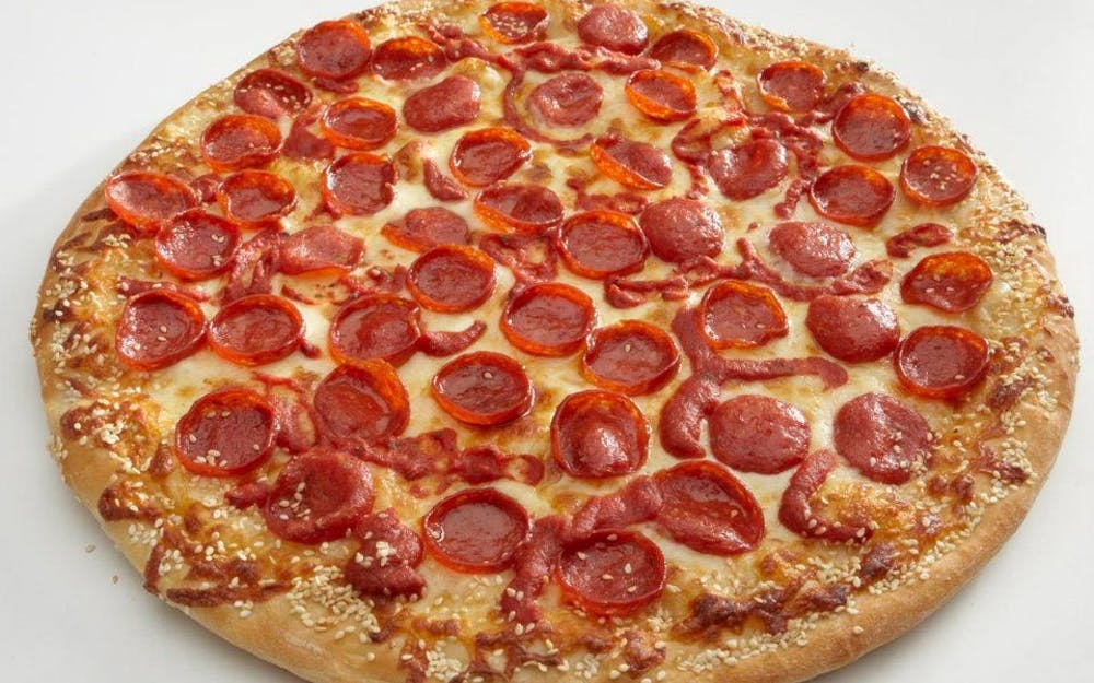 Order Round Cheese Pizza - Small (6 Slices) food online from Sam's Sorrento Pizza store, Mt Clemens on bringmethat.com