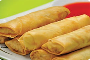 Order 1. Vegetarian Fried Spring Rolls (6 Pieces) food online from Thai Time Bistro store, San Diego on bringmethat.com