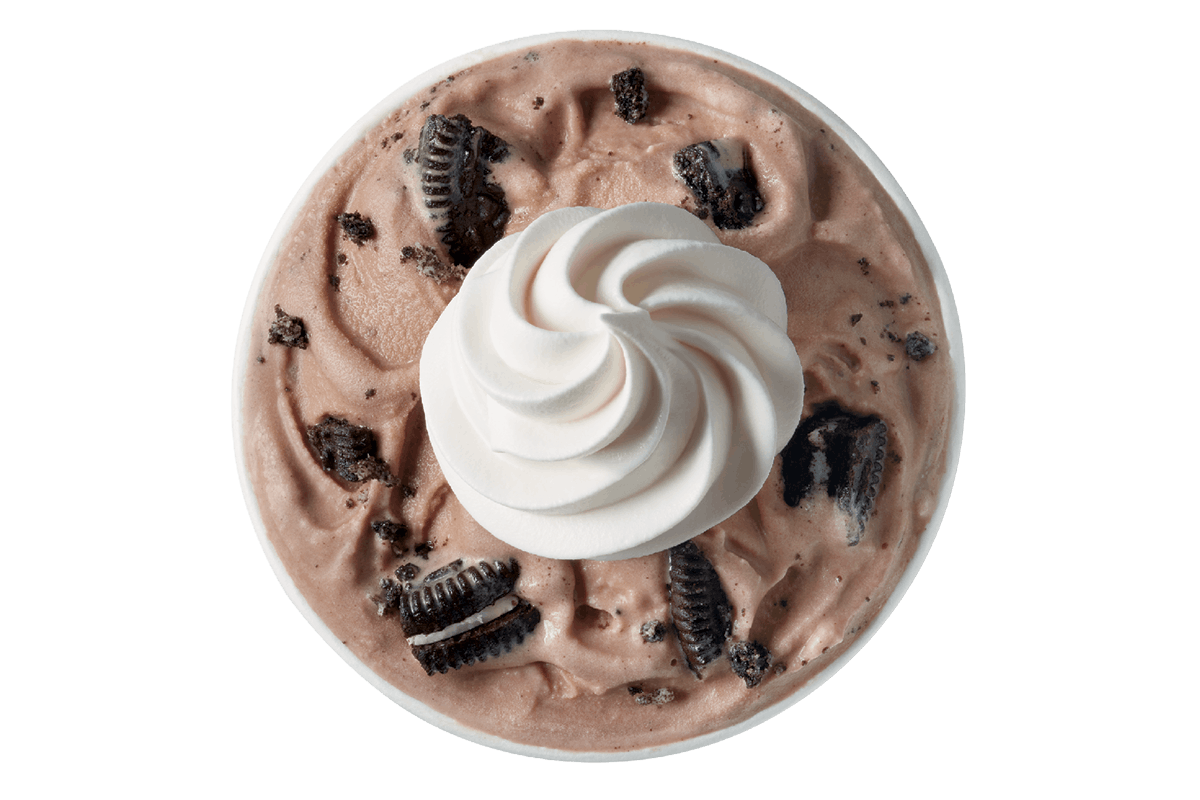 Order OREO® Hot Cocoa Blizzard® Treat food online from Dairy Queen store, Clio on bringmethat.com