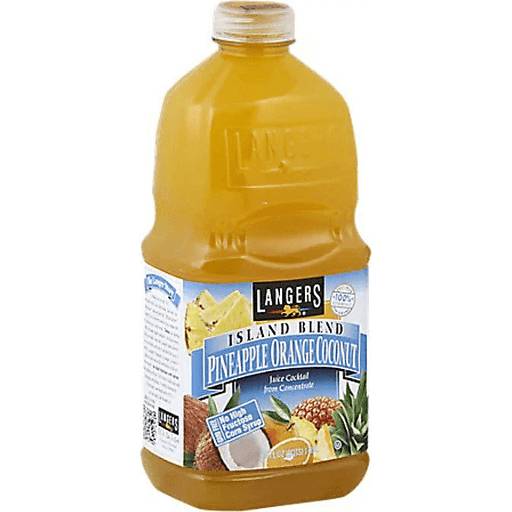 Order Langers Pineapple Coconut Juice (32 OZ) 95246 food online from Bevmo! store, Albany on bringmethat.com