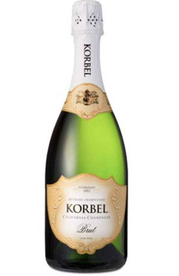 Order Korbel Brut Champagne 750 ml. food online from G & G Liquors store, Lawndale on bringmethat.com