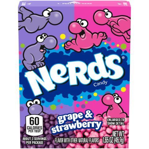 Order NERDS Grape & Strawberry Candy 1.65oz Box food online from 7-Eleven store, Monsey on bringmethat.com