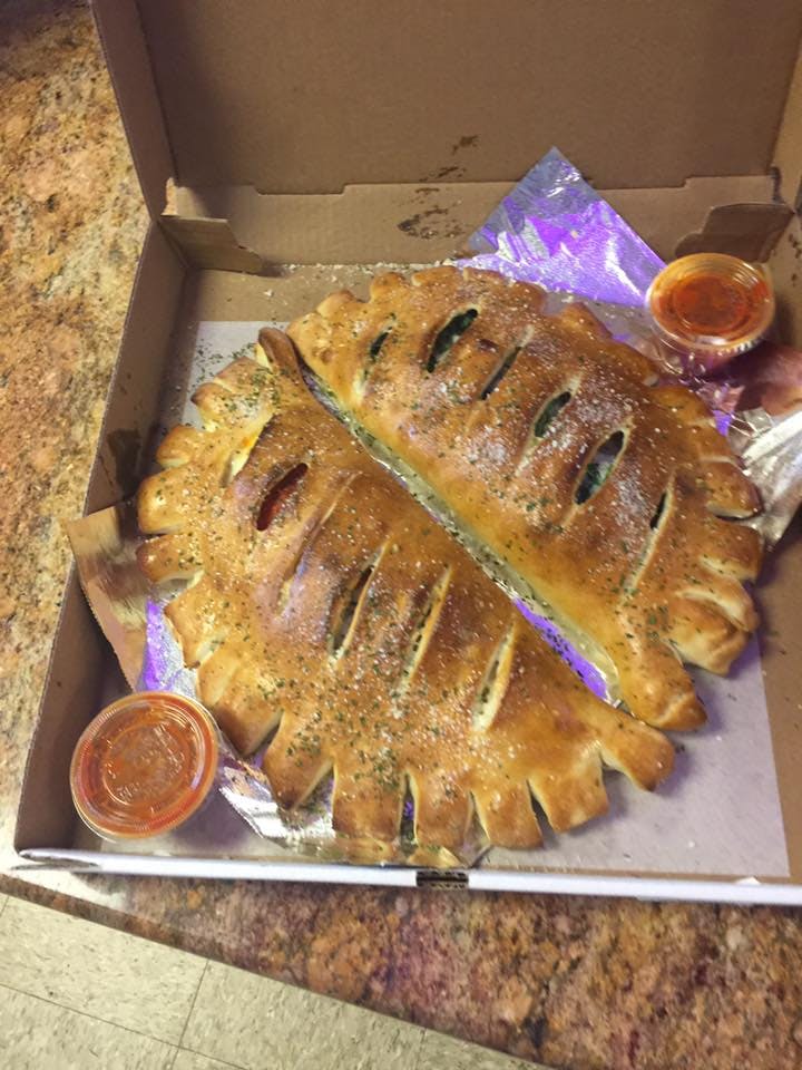 Order Ham & Cheese Calzone - Small food online from Moez Pizza store, Harrisburg on bringmethat.com