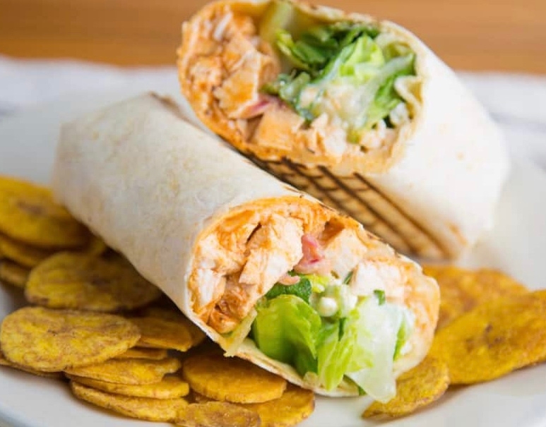 Order Buffalo Chicken Wrap food online from Livite Juices store, Brookline on bringmethat.com