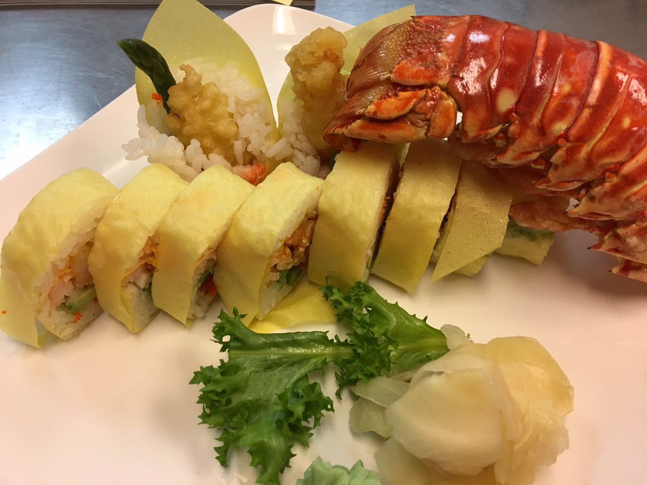 Order H30. King Lobster Roll food online from Asakuma Sushi Delivery-Marina Del Rey store, Los Angeles on bringmethat.com