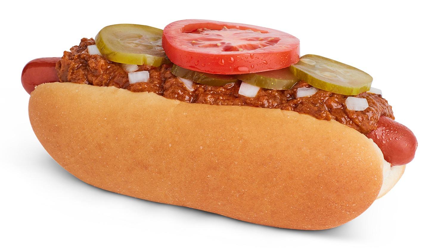 Order Chili Hot Dog food online from Original Tommy Hamburgers store, La Habra on bringmethat.com
