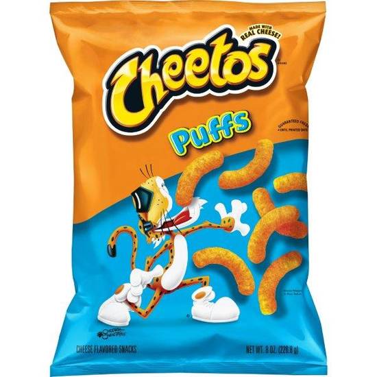 Order Cheetos Puffs Cheese Flavored Snacks (8 oz) food online from Rite Aid store, Yamhill County on bringmethat.com