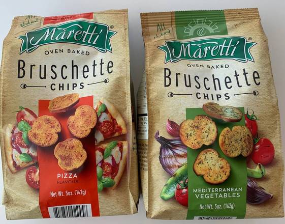 Order Bruschette Chips food online from L'Artisan Cafe &amp; Bakery store, Providence on bringmethat.com