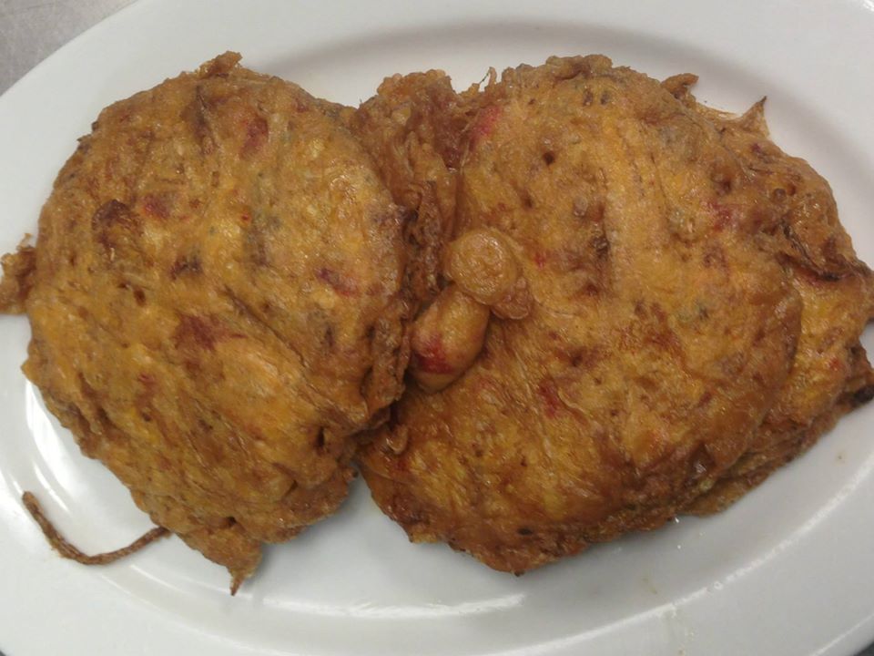 Order 35. Roast Port Egg Foo Young food online from Gourmet House store, Michigan City on bringmethat.com