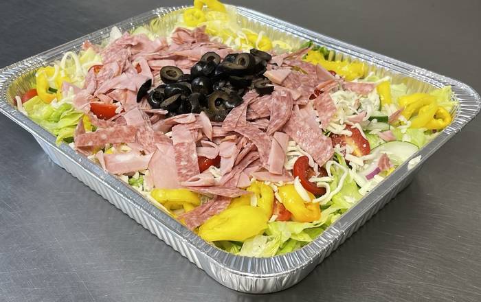 Order Antipasto Salad Tray food online from Dolly's Pizza store, Commerce Charter Township on bringmethat.com