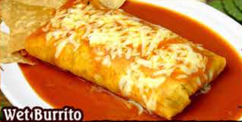 Order Wet Burrito food online from Taqueria Alonzo store, Albany on bringmethat.com