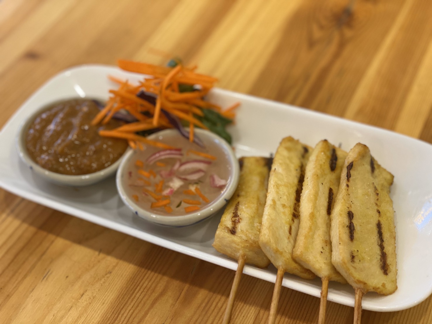 Order Chicken Satay food online from Pad Thai store, New York on bringmethat.com