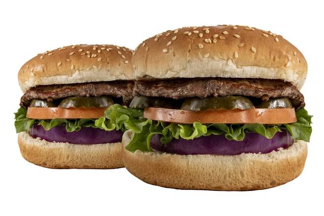Order Super Burgers (2 pcs) food online from Frosty king inc store, Bakersfield on bringmethat.com