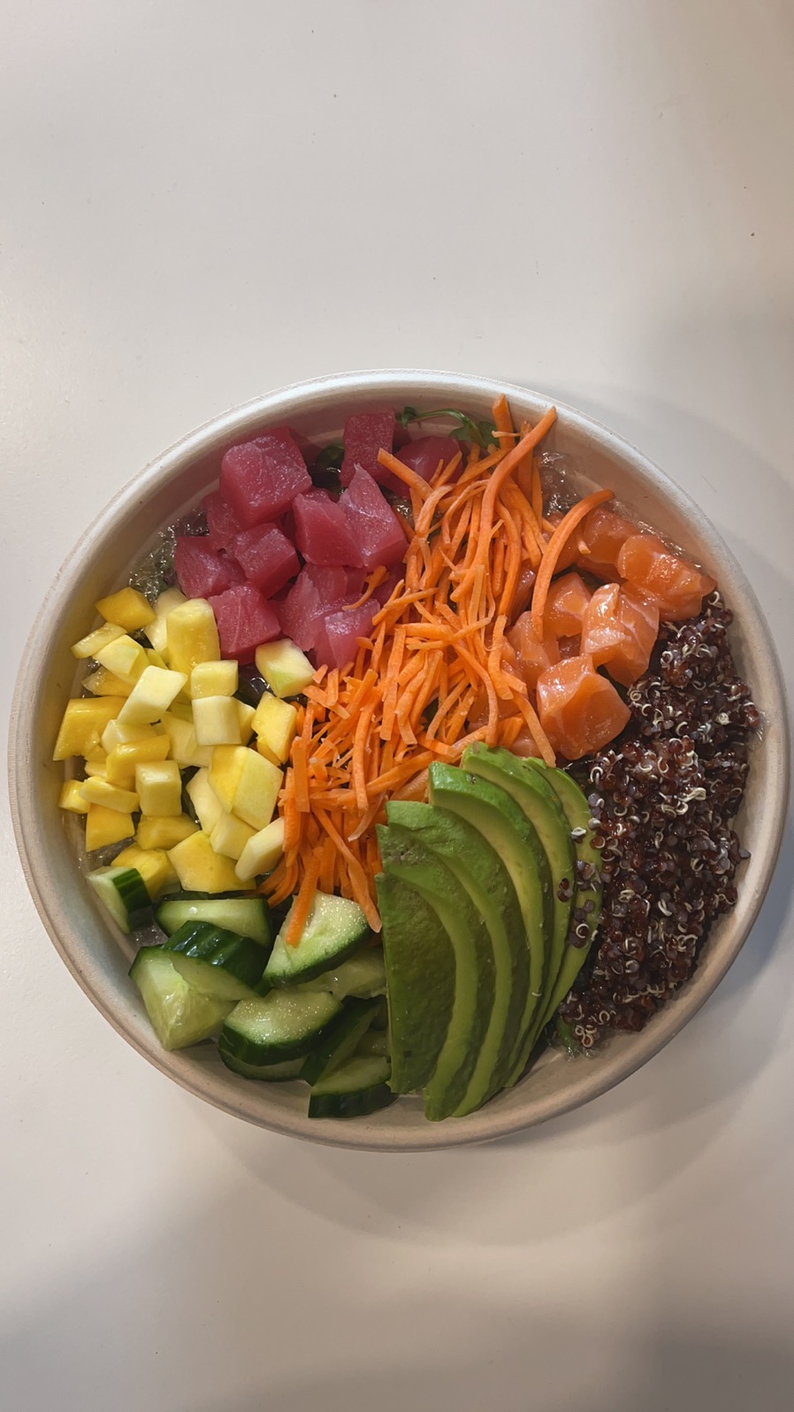 Order Rainbow Bowl food online from Poke Station store, New York on bringmethat.com
