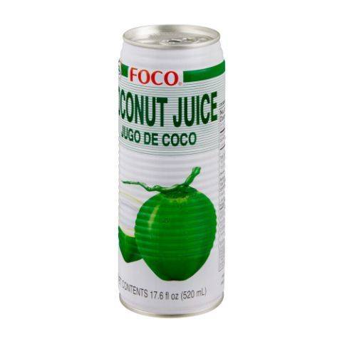 Order Foco Coconut Juice 17.6oz Can food online from 7-Eleven store, Richmond on bringmethat.com