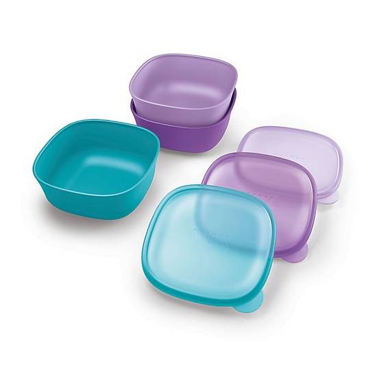 Order NUK Stacking Bowl and Lid, Assorted, 3 Pk, 4+ Mos food online from Bed Bath & Beyond store, Lancaster on bringmethat.com
