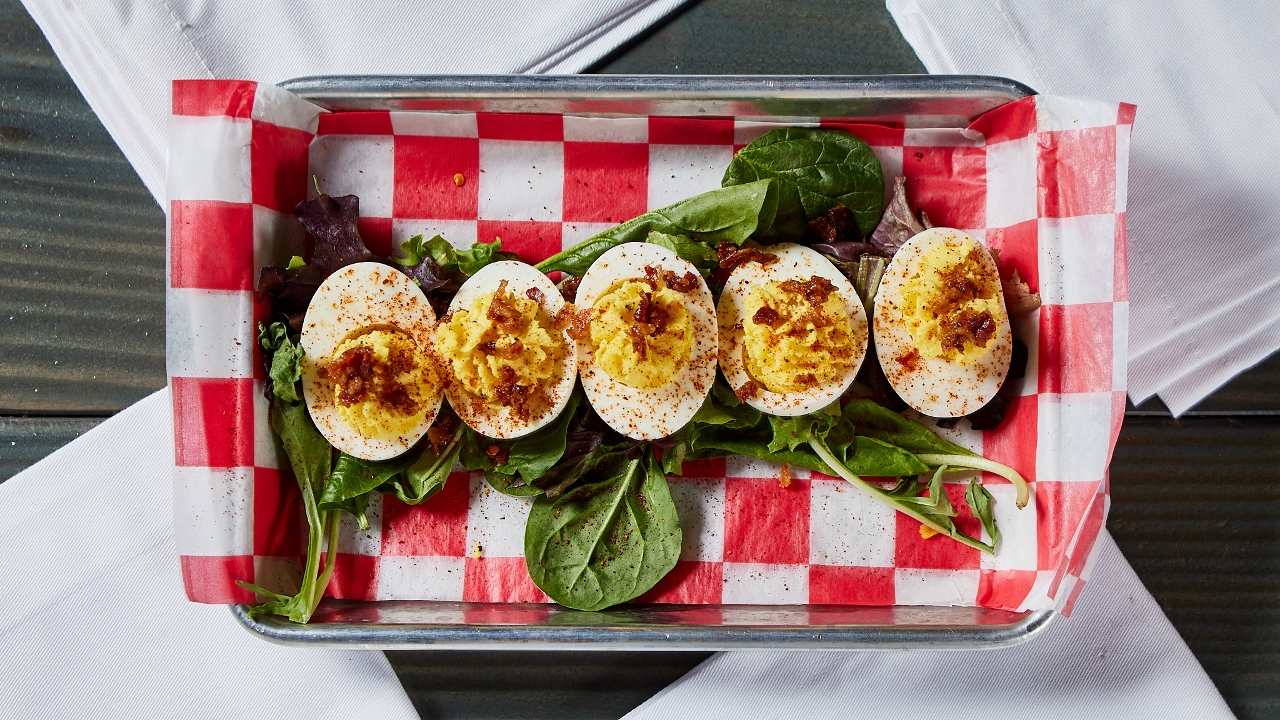 Order Deviled Eggs food online from Torque Grill store, Burleson on bringmethat.com