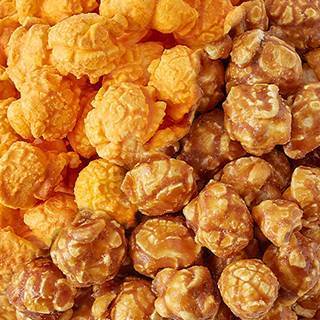 Order Gourmet Popcorn (Large) Caramel and Cheddar food online from AMC Theatres Lake In The Hills 12 store, Lake In The Hills on bringmethat.com