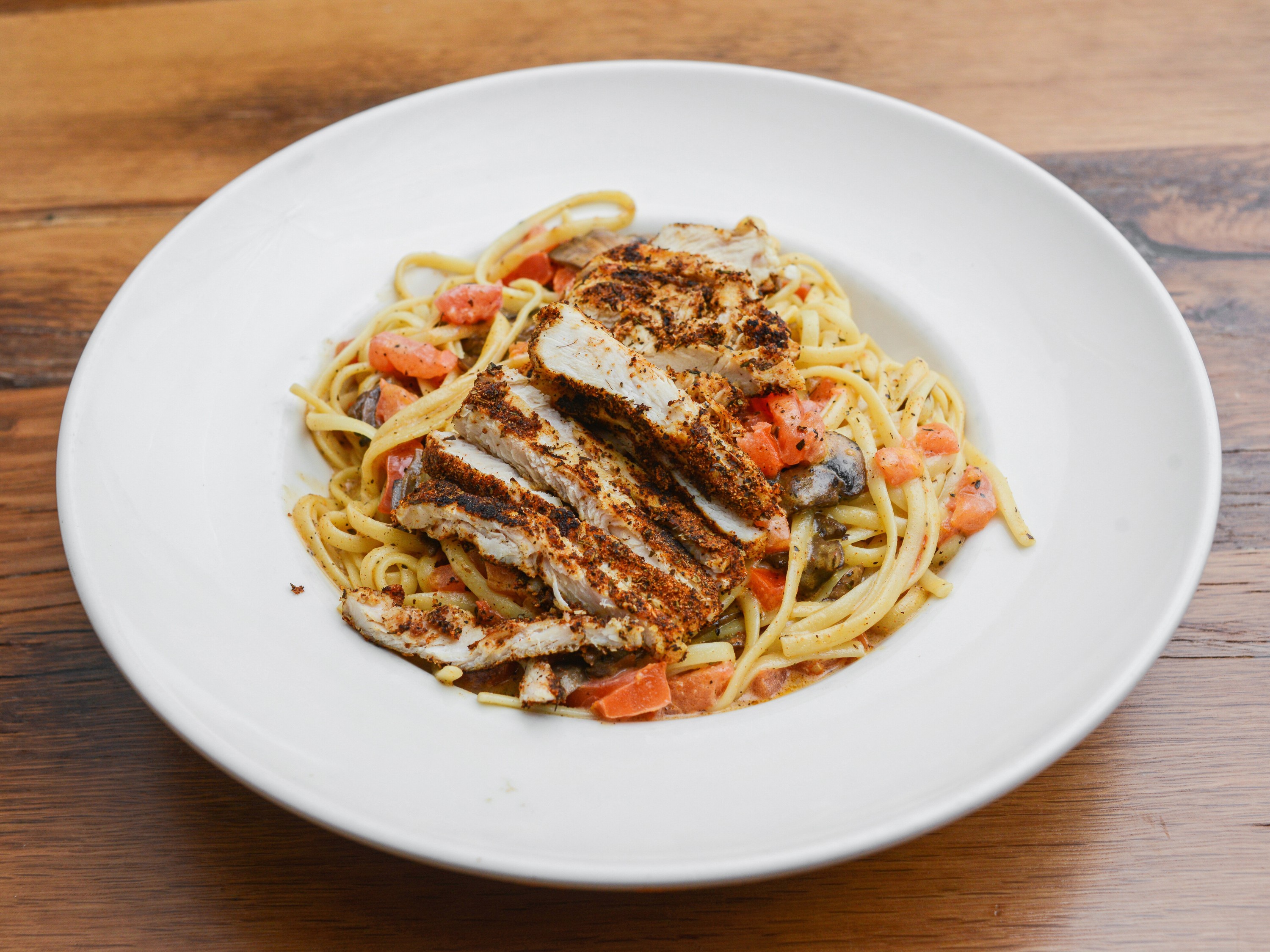 Order Blackened Chicken and Pasta food online from Prospector Grille & Saloon store, Mount Laurel on bringmethat.com